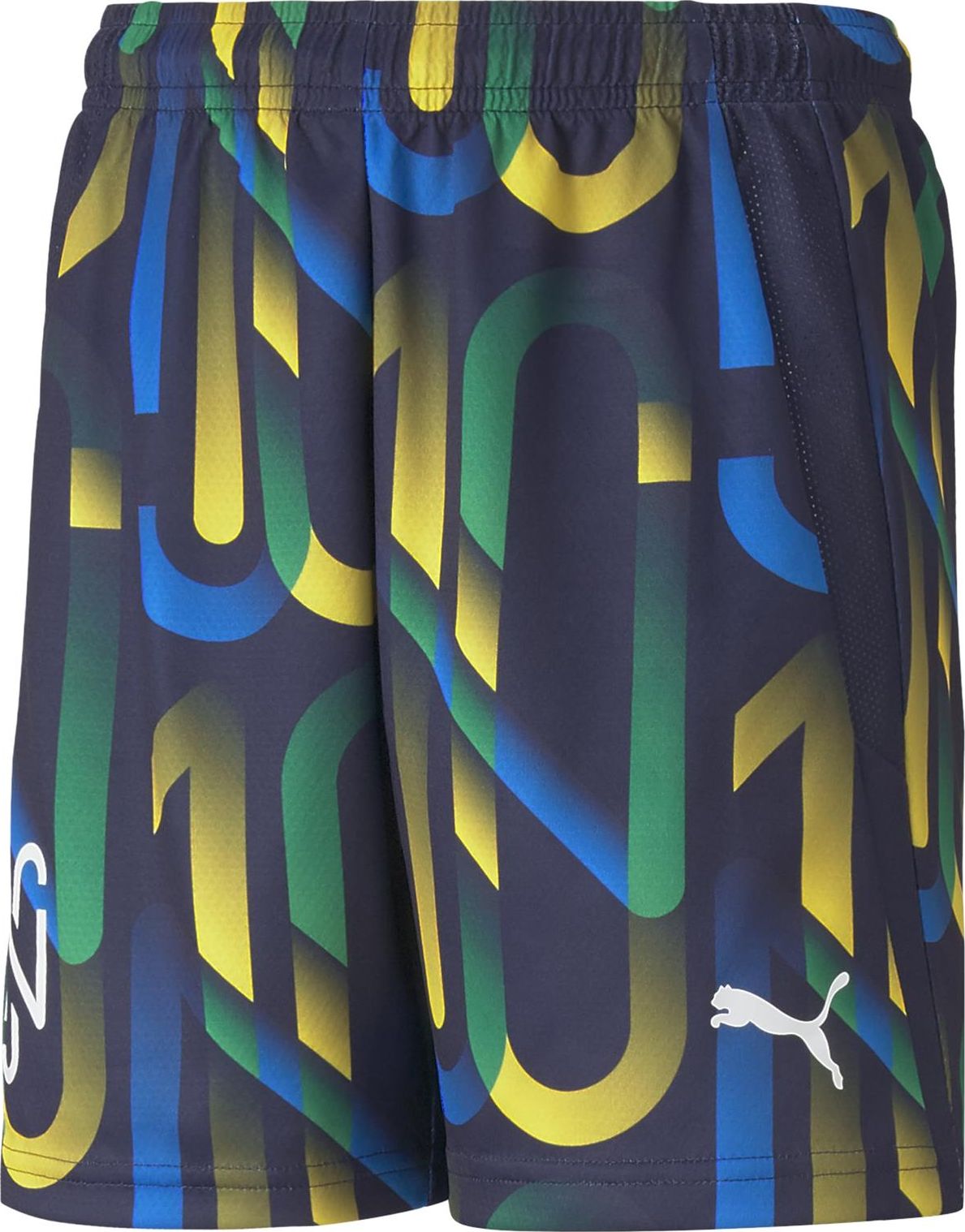 Puma Krótkie spodenki chłopięce Puma Neymar granatowe 60554106 140