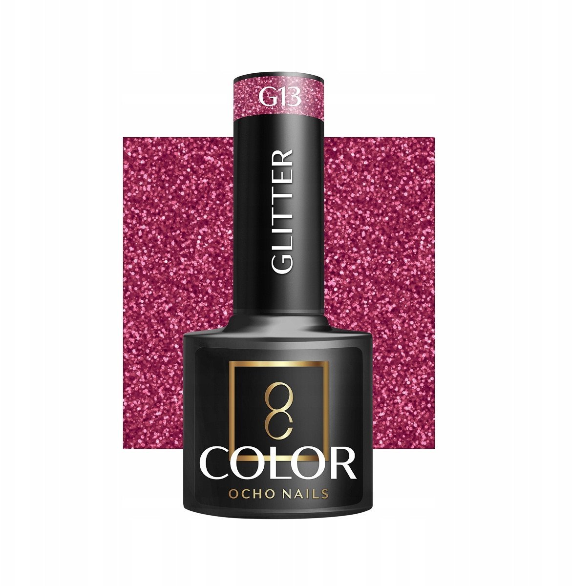OCHO NAILS Lakier hybrydowy glitter G12 -5 g