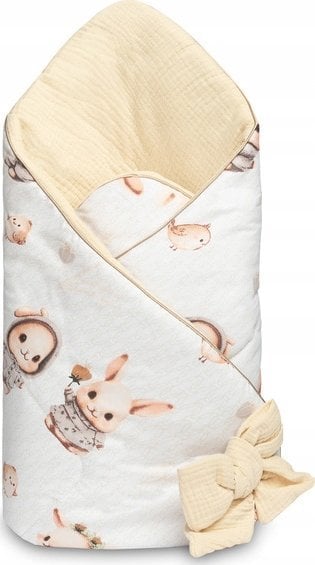 Sensillo ROŻEK MUŚLINOWY KRÓLICZKI BEŻOWY 75x75