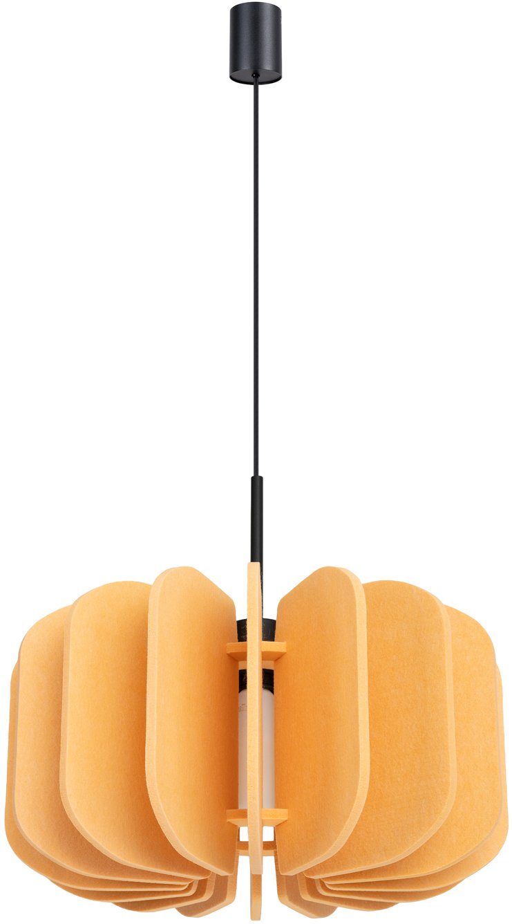 Lampa Wisząca Mula 45 Żółta E27 15Ww Sollux Lighting