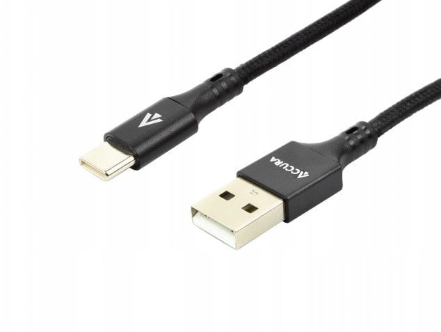 Kabel USB Accura Accura USB 2.0 - USB-C 1.0m czarny