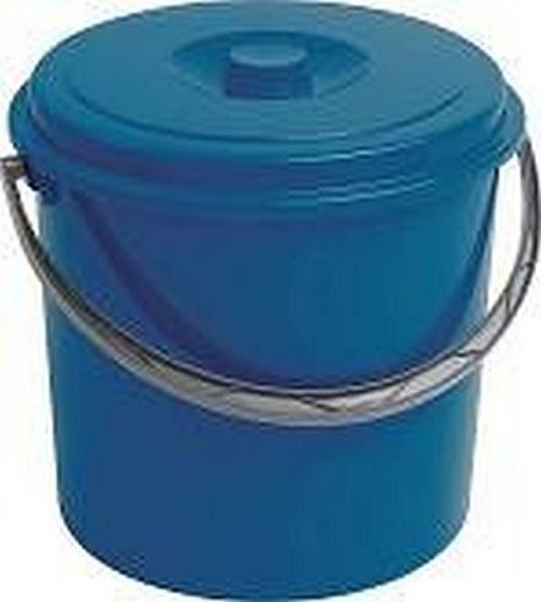 Curver Wiadro 12l Z Pokrywą Niebieskie 235239 CURVER