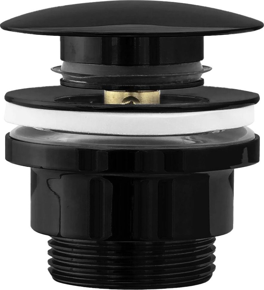 Rea Korek umywalkowy uniwersalny klik-klak Rea CZARNY METALICZNY