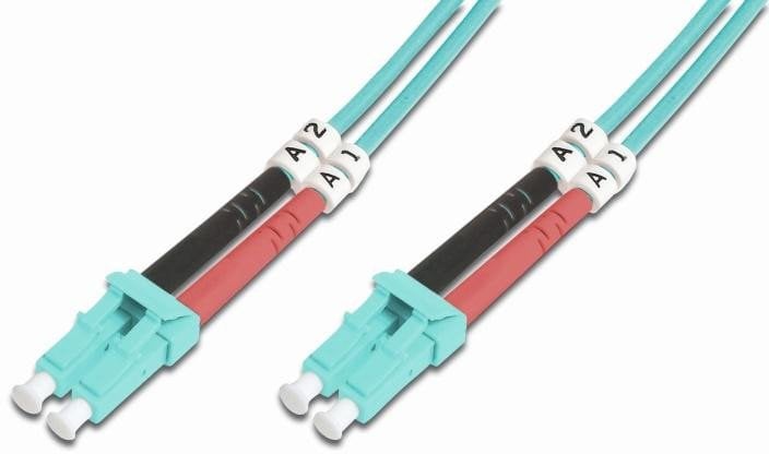 LYNX duplexní patch kabel MM, OM3, SC/SC, 50/125µm, 0,5m