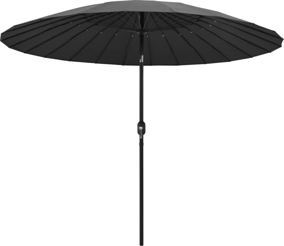 vidaXL VidaXL Parasol ogrodowy na słupku aluminiowym, 270 cm, antracytowy