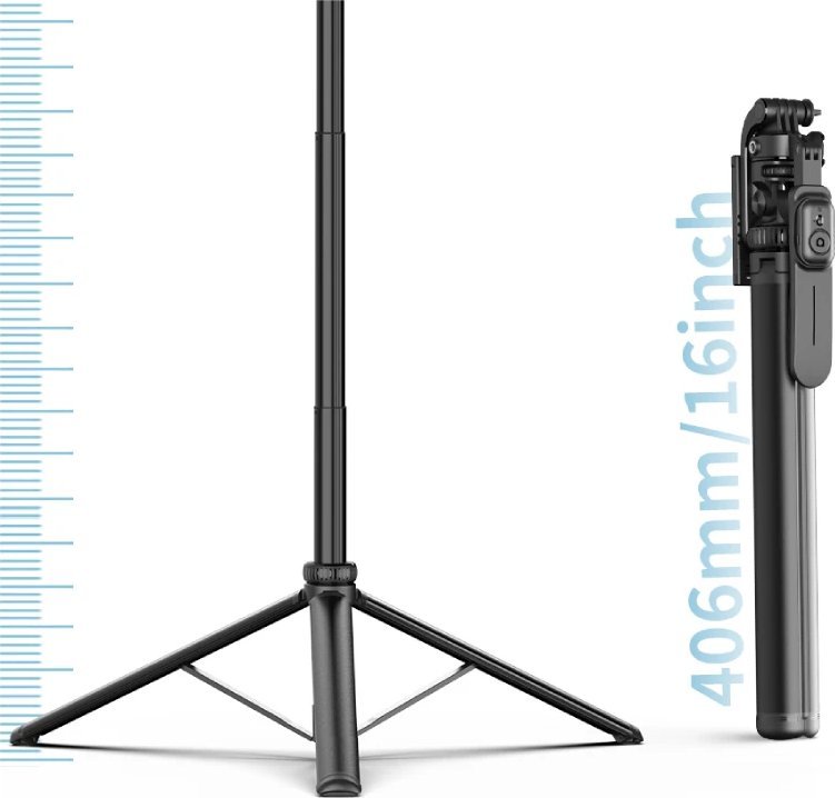 Selfie Stick + Statyw do telefonu 2w1 z pilotem 205 cm
