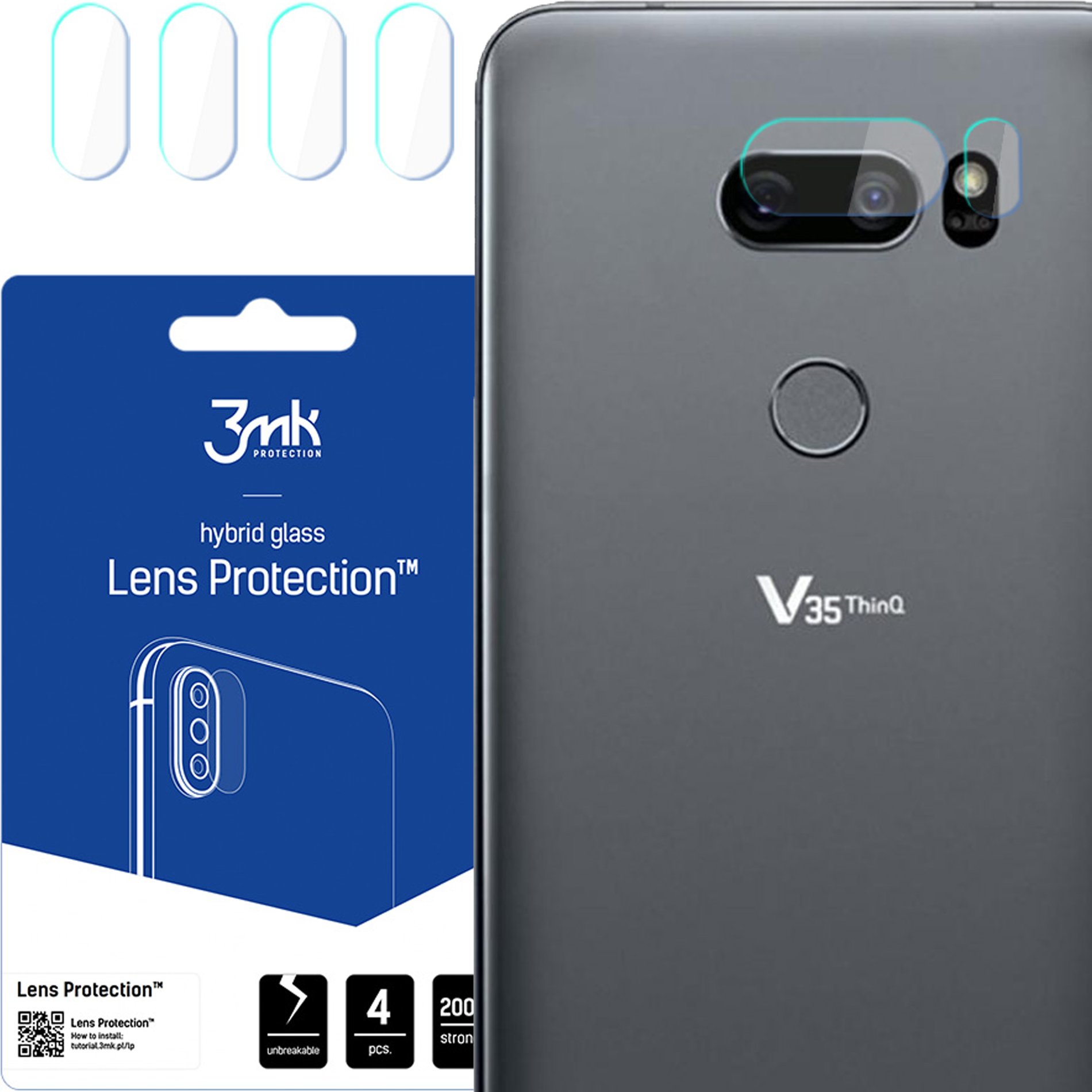 LG V35 THINQ - 3MK LENS PROTECTION