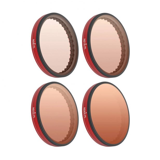 SunnyLife Zestaw 4 filtrów Polaryzacyjnych Dji Mini 4 Pro ND8PL 16PL 32PL 64PL