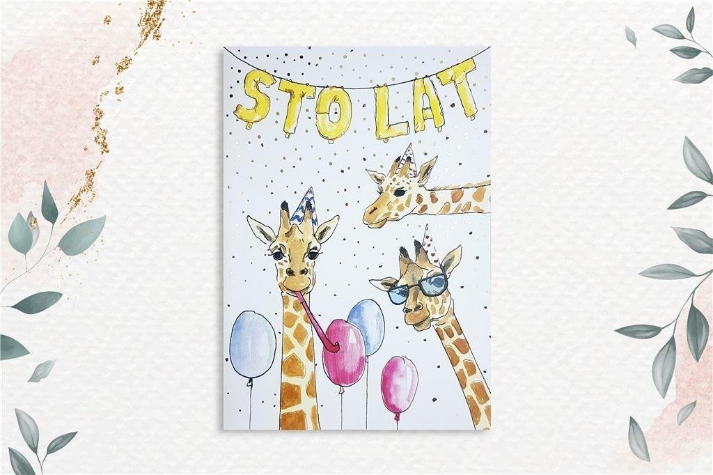 HENRY Karnet A5 Żyrafy