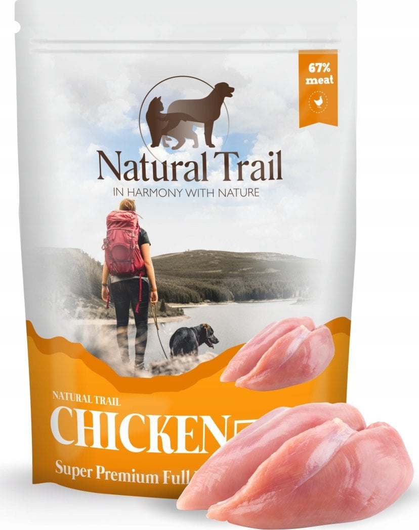 Natural Trail Dog Kurczak saszetka 500g