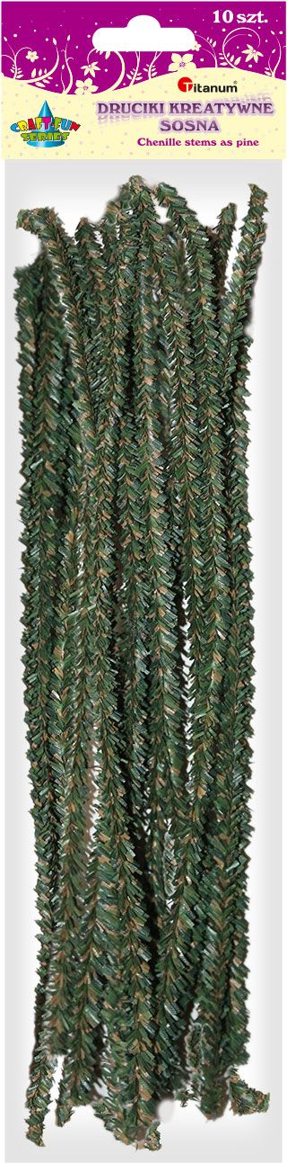 Titanum Dodatek dekoracyjny Craft-fun Druciki kreatywne 1x30cm sosna