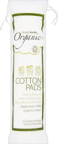 Simply Gentle Simply Gentle Organiczne waciki w płatkach - 100 sztuk