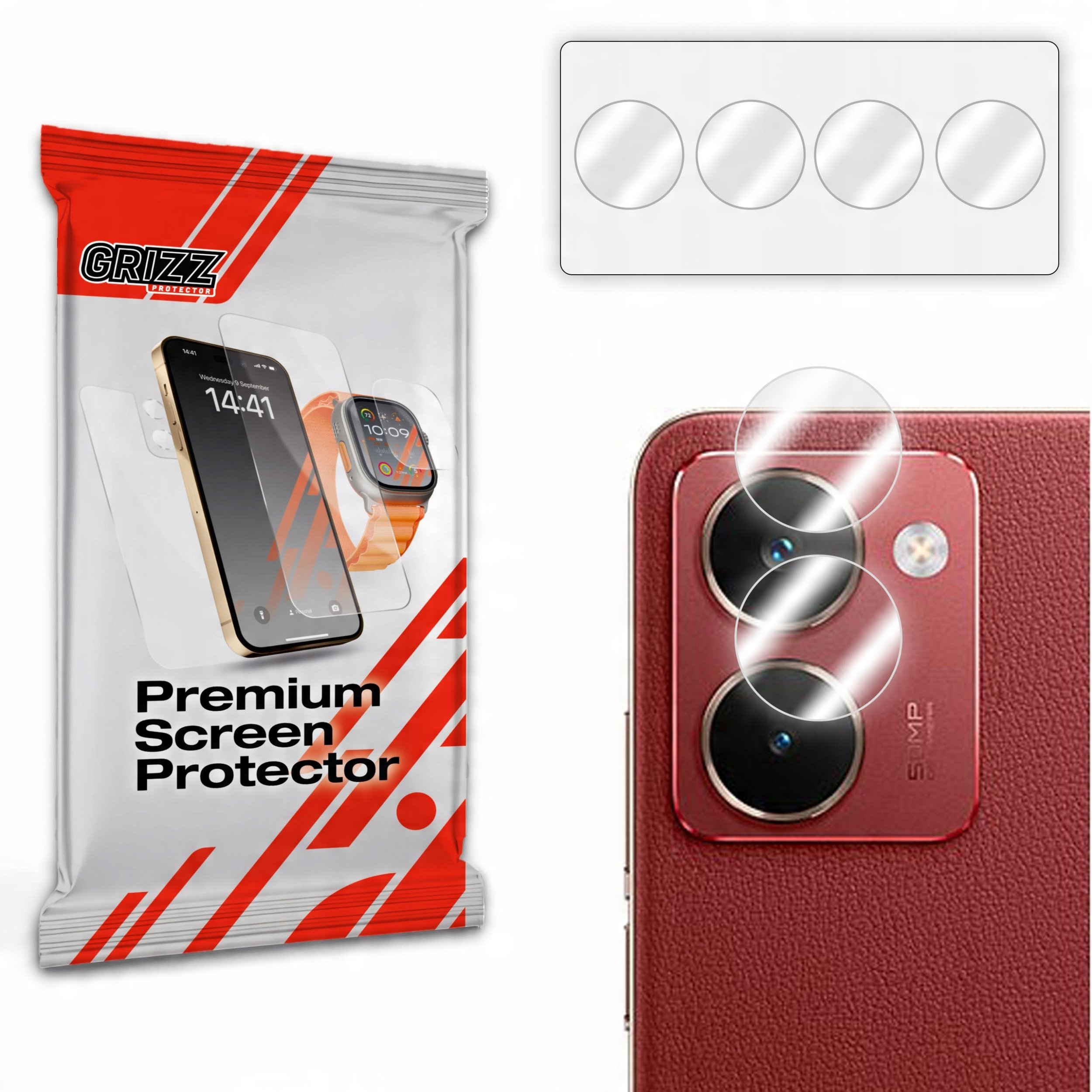 Szkło na aparat GrizzGlass HybridGlass Camera do Realme P3 Ultra