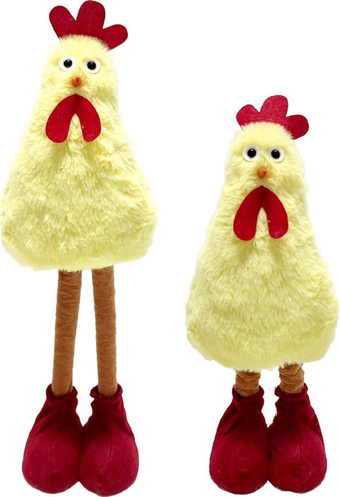 Saska Garden Dekoracja ozdoba wiosenna Kura na teleskopach Saska gift and decor 40-48cm