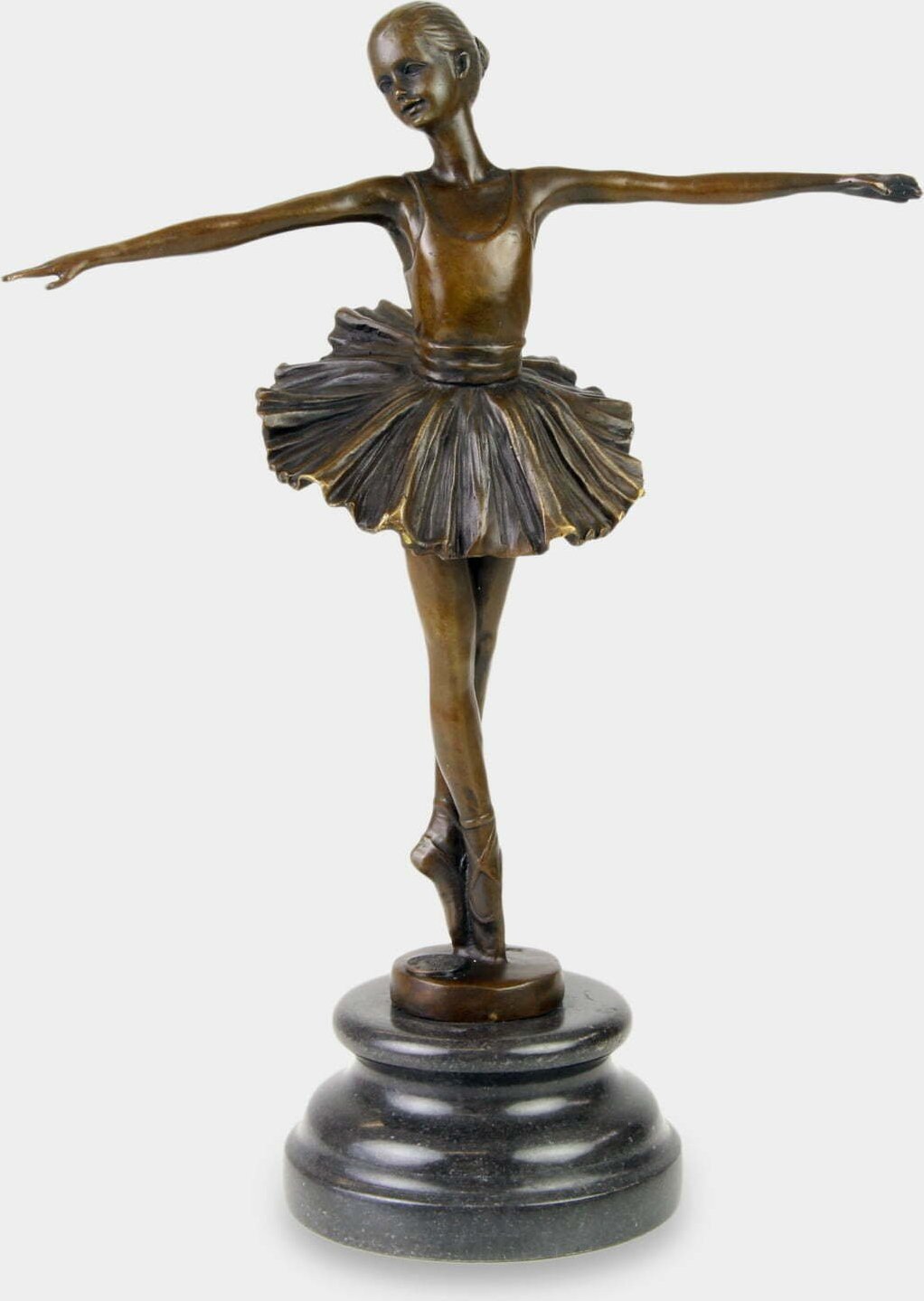 rzezbyzbrazu Baletnica na Pointach Rzeźba z Brązu