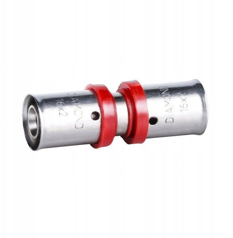 ŁĄCZNIK ZAPR. EN 1254-8, 16X25.ZŁ-PODWÓJNY PEX-AL-PEX