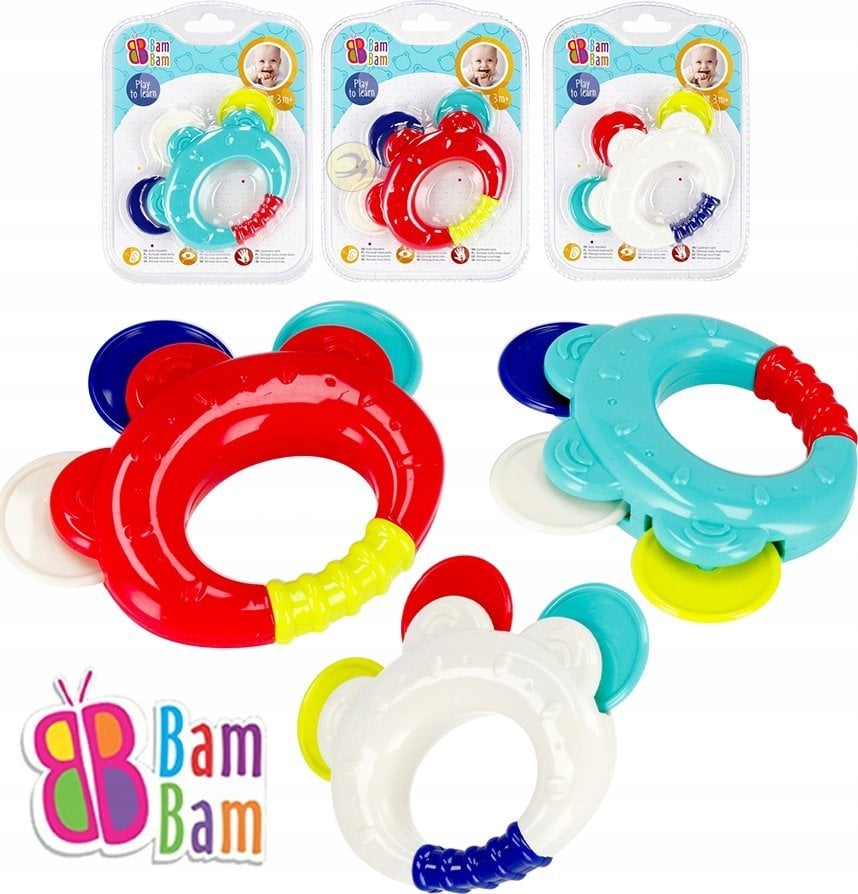 BamBam BAM BAM GRZECHOTKA TAMBURYN 14X19 B/C 96/192