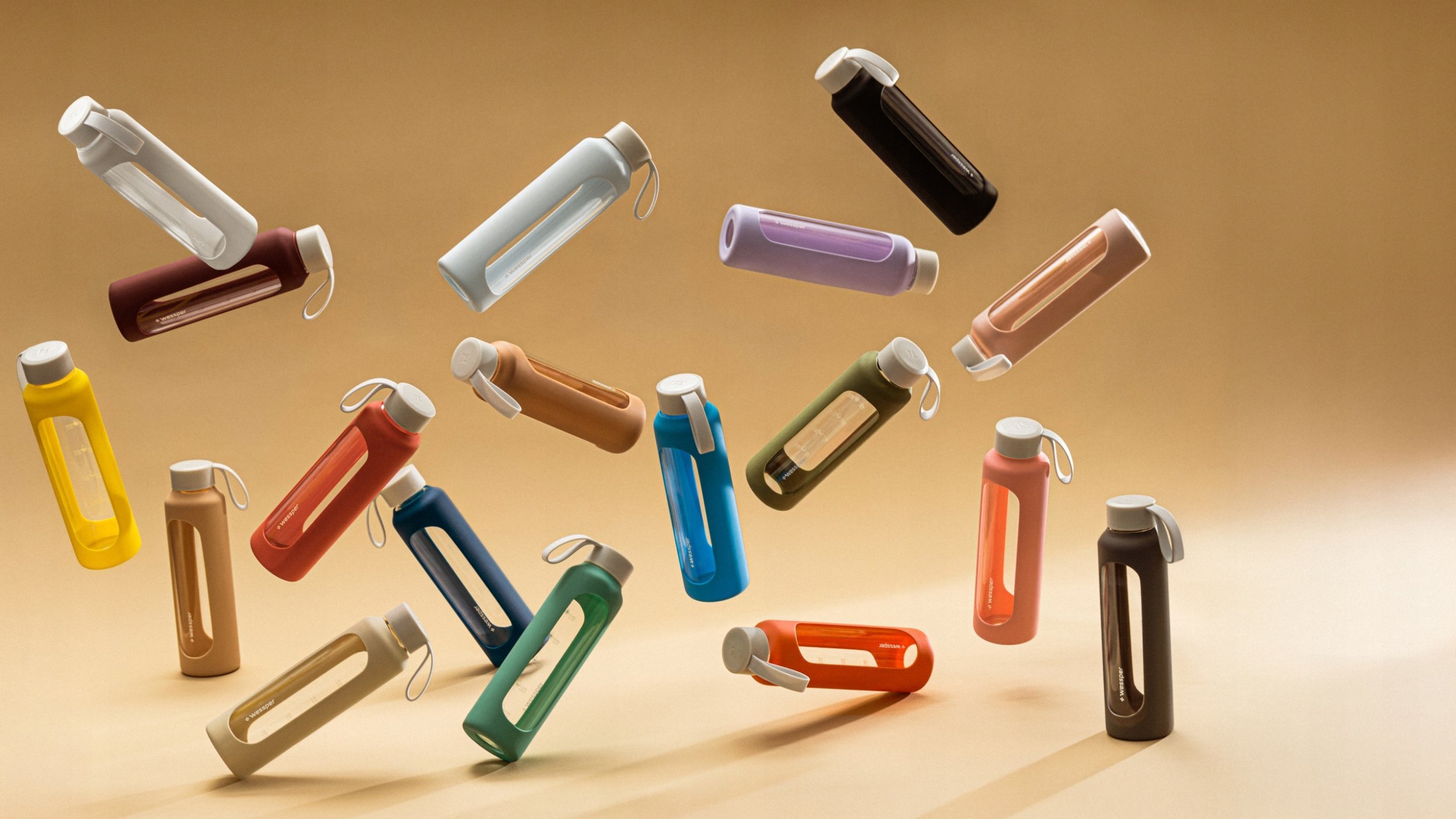 Wessper Silikonowa nakładka dla WE260 500ml Borosilicate Cool Grey (SS-GR-WES260-500-NEW)