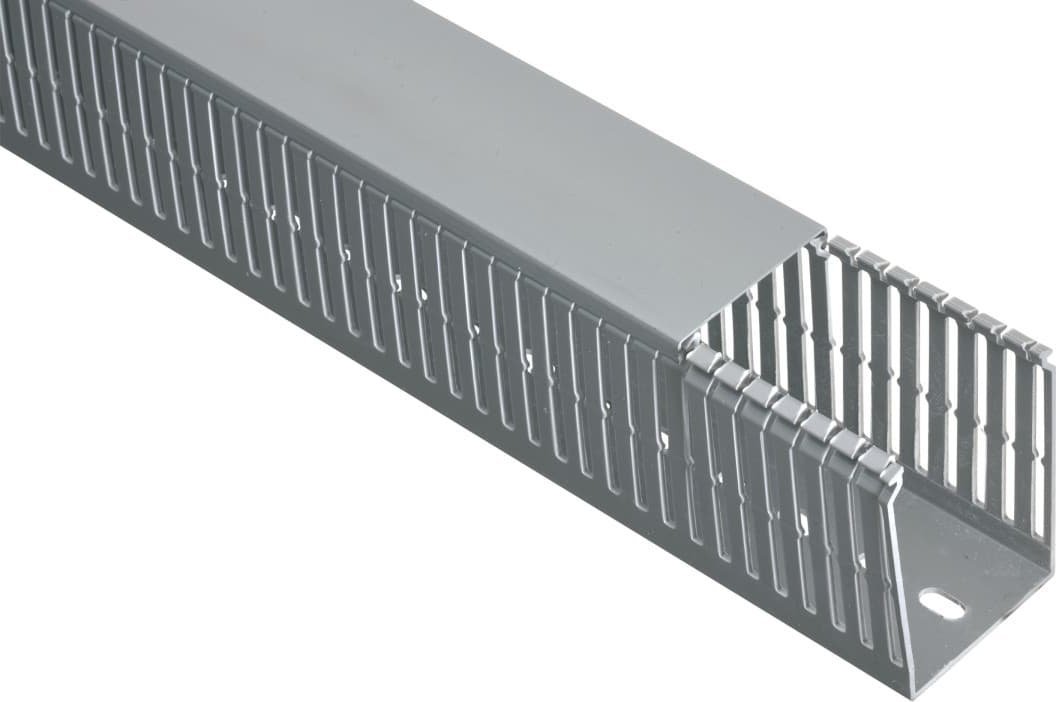 Elettrocanali Korytko grzebieniowe z pokrywą ECS 80x100 szare ECS80100 /2m/