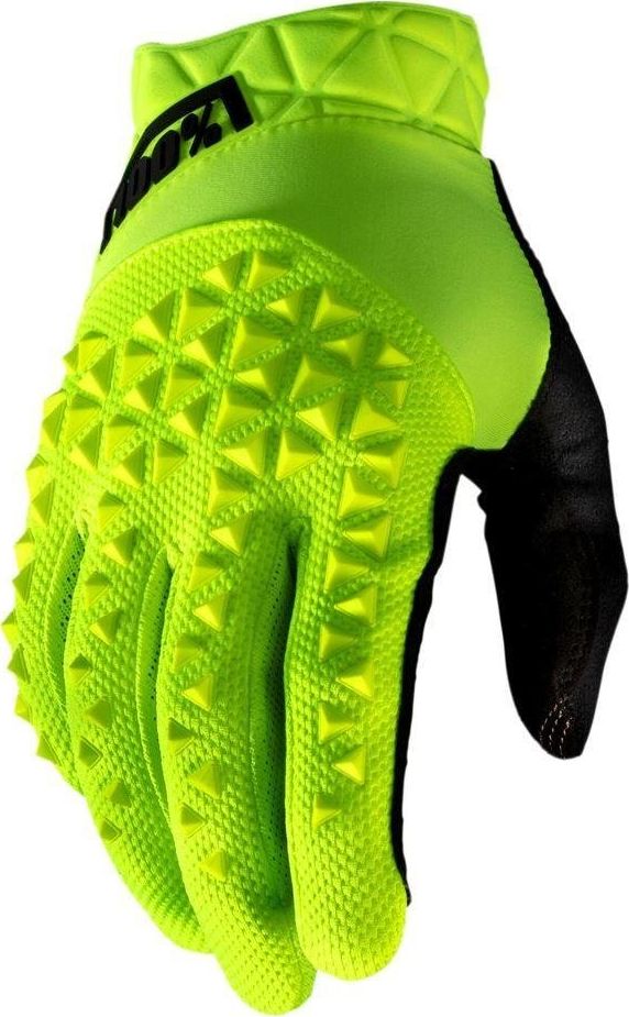 100% Rękawiczki 100% GEOMATIC Glove fluo yellow roz. XL (długość dłoni 200-209 mm) (NEW)