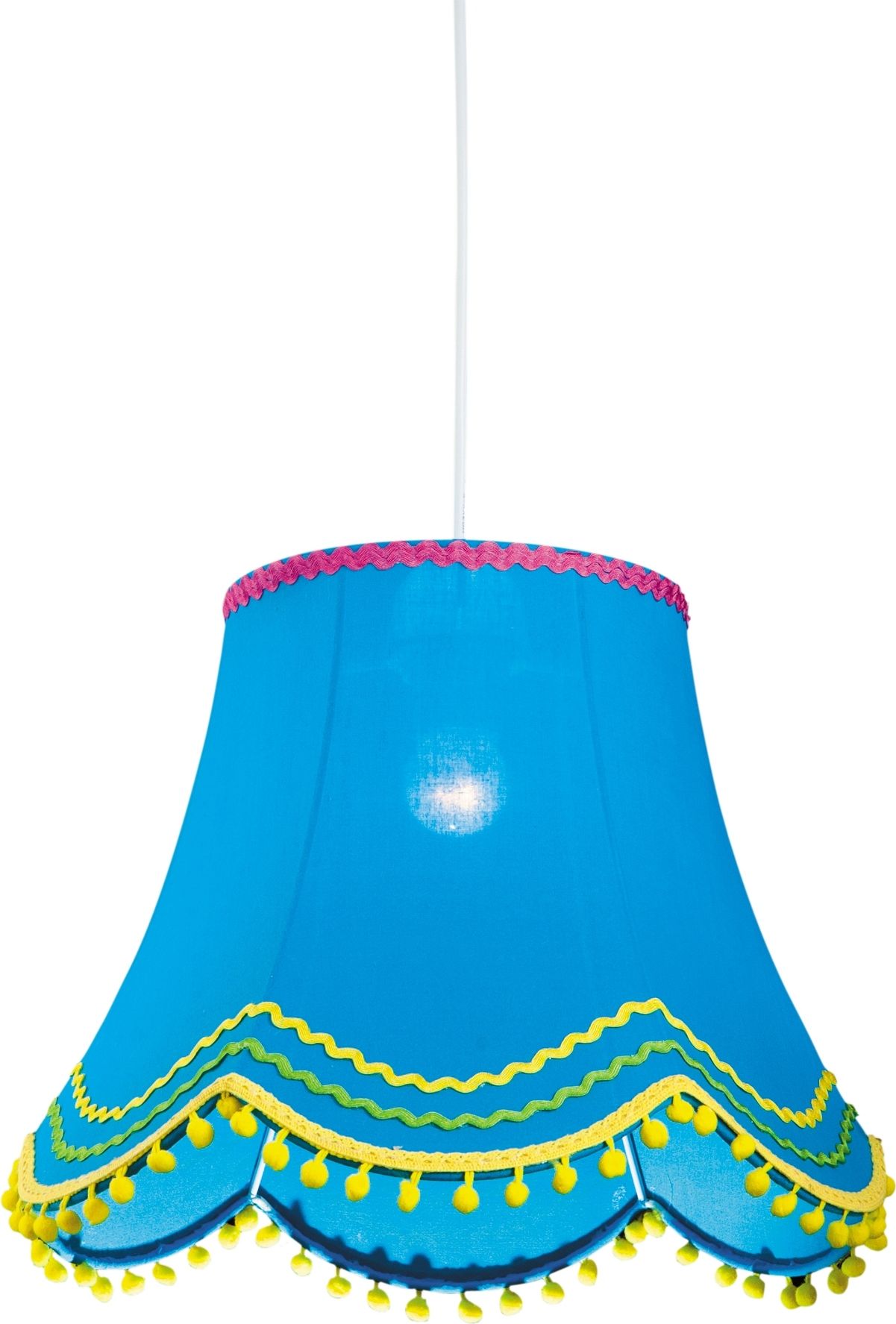 Lampa wisząca Candellux Lampa sufitowa niebieska Candellux ARLEKIN 31-94523