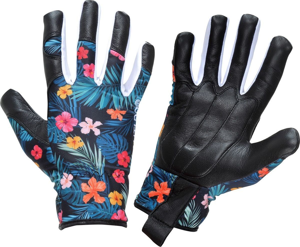 Lahti Pro RĘKAWICE SKÓRA KOZ. KWIATKI L272607P, KARTA, "7", CE, LAHTI