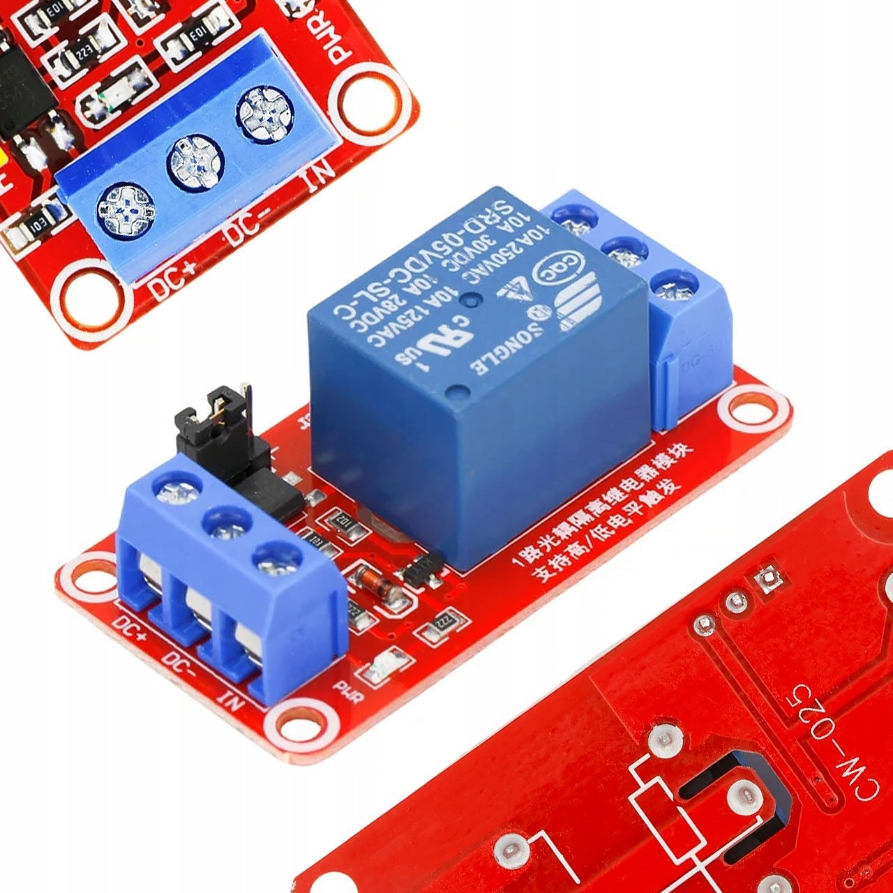 Rosfix ROSFIX MODUŁ PRZEKAŹNIKA 1-KANAŁOWY 5V H/L 10A ARDUINO MIKROKOMPUTERY