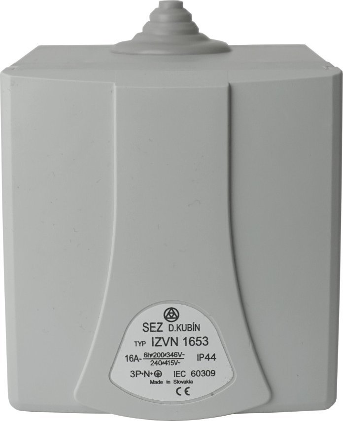 SEZ Gniazdo ścienne z puszką podtynkowe 16A 400V 5P