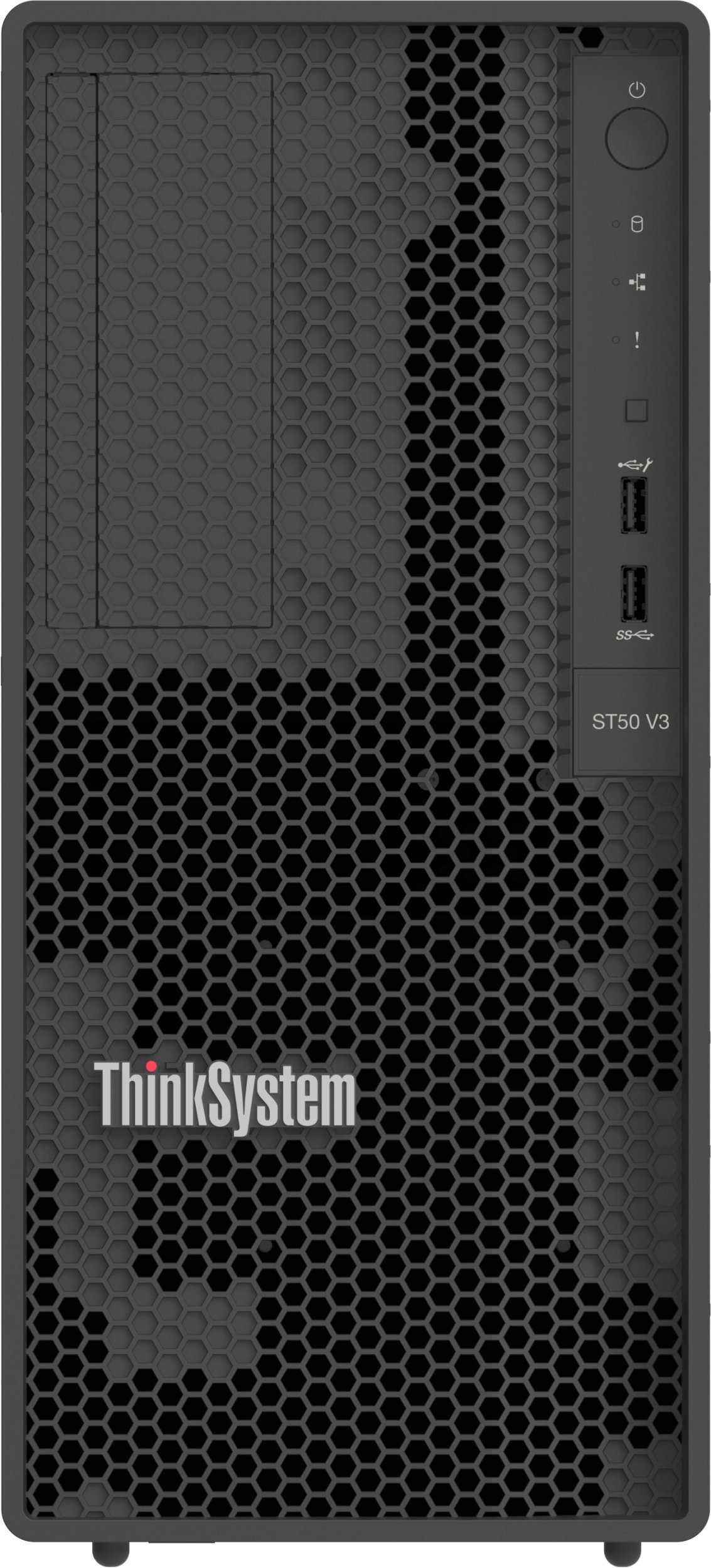 Serwer Lenovo ThinkSystem ST50 V3 7DF3 - Server - Tower - 5U - 1-kierunkowy - 1 x Xeon 6315P / 2.8 GHz - RAM 16 GB - SSD 2 x 480 GB - Matrox G200 - 1G