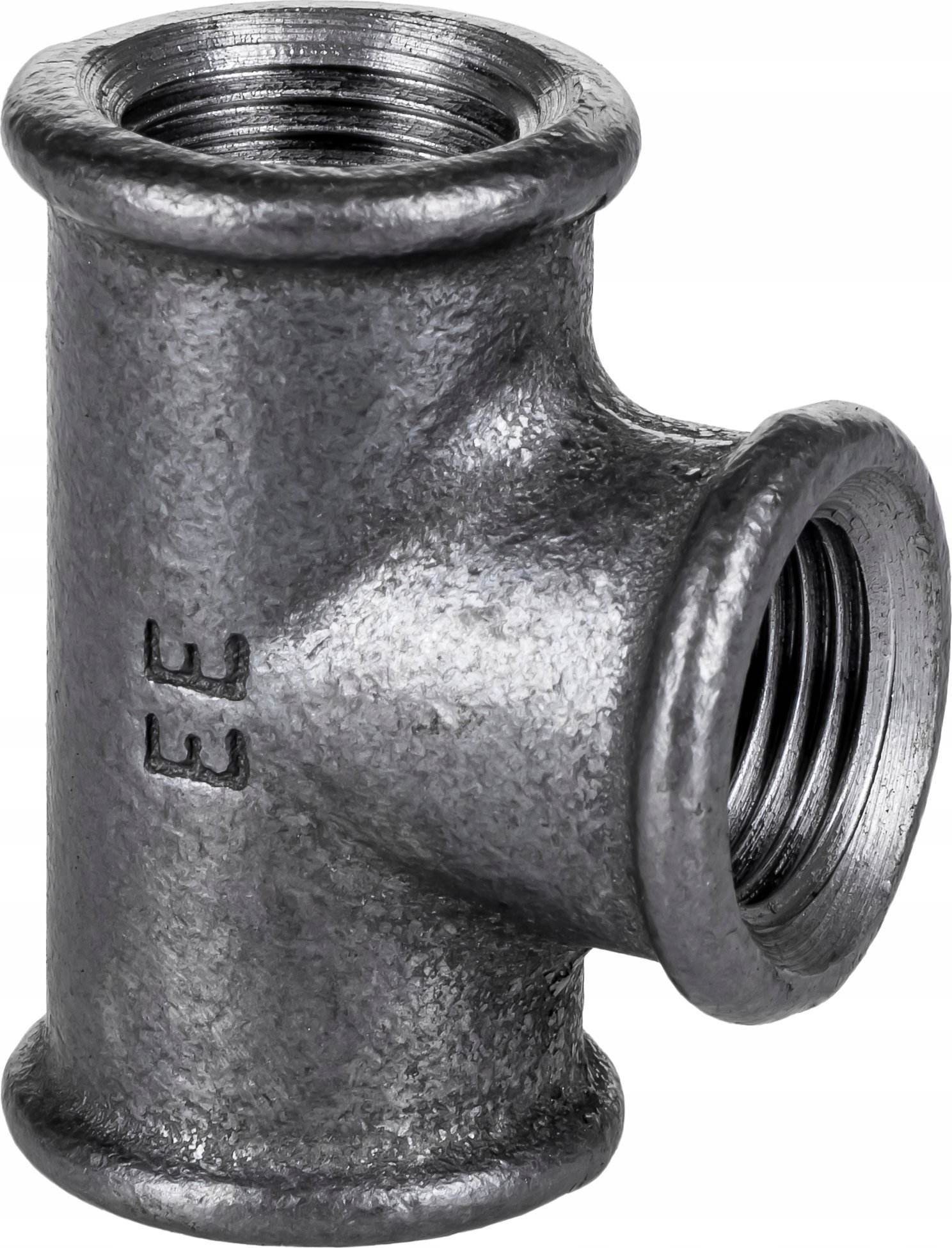 Odlewnia Zawiercie TRÓJNIK FIG.25 1 1/4x1 1/2x1 1/4" CZARNY - 5907791605443