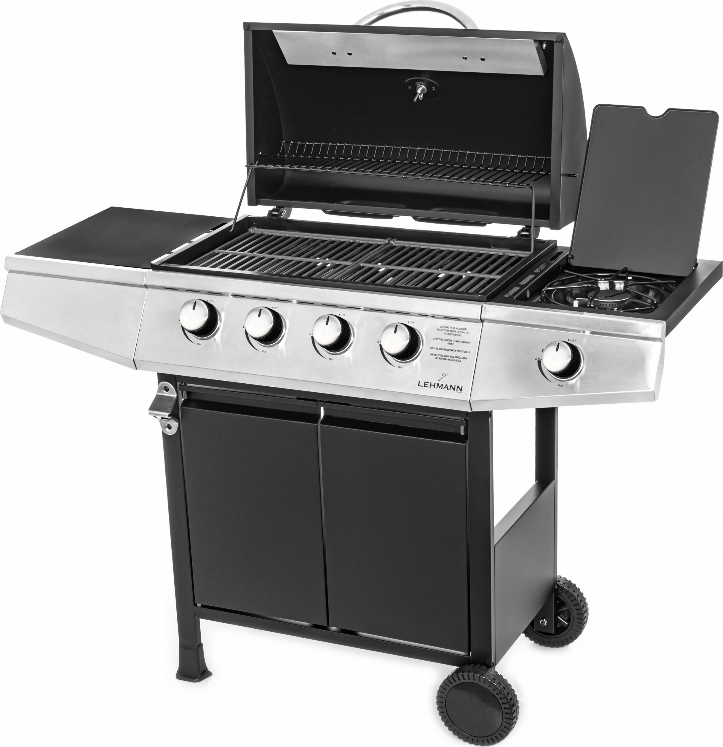 Lehmann Ohio Grill ogrodowy gazowy 9.3 kW 33.5 cm x 61 cm