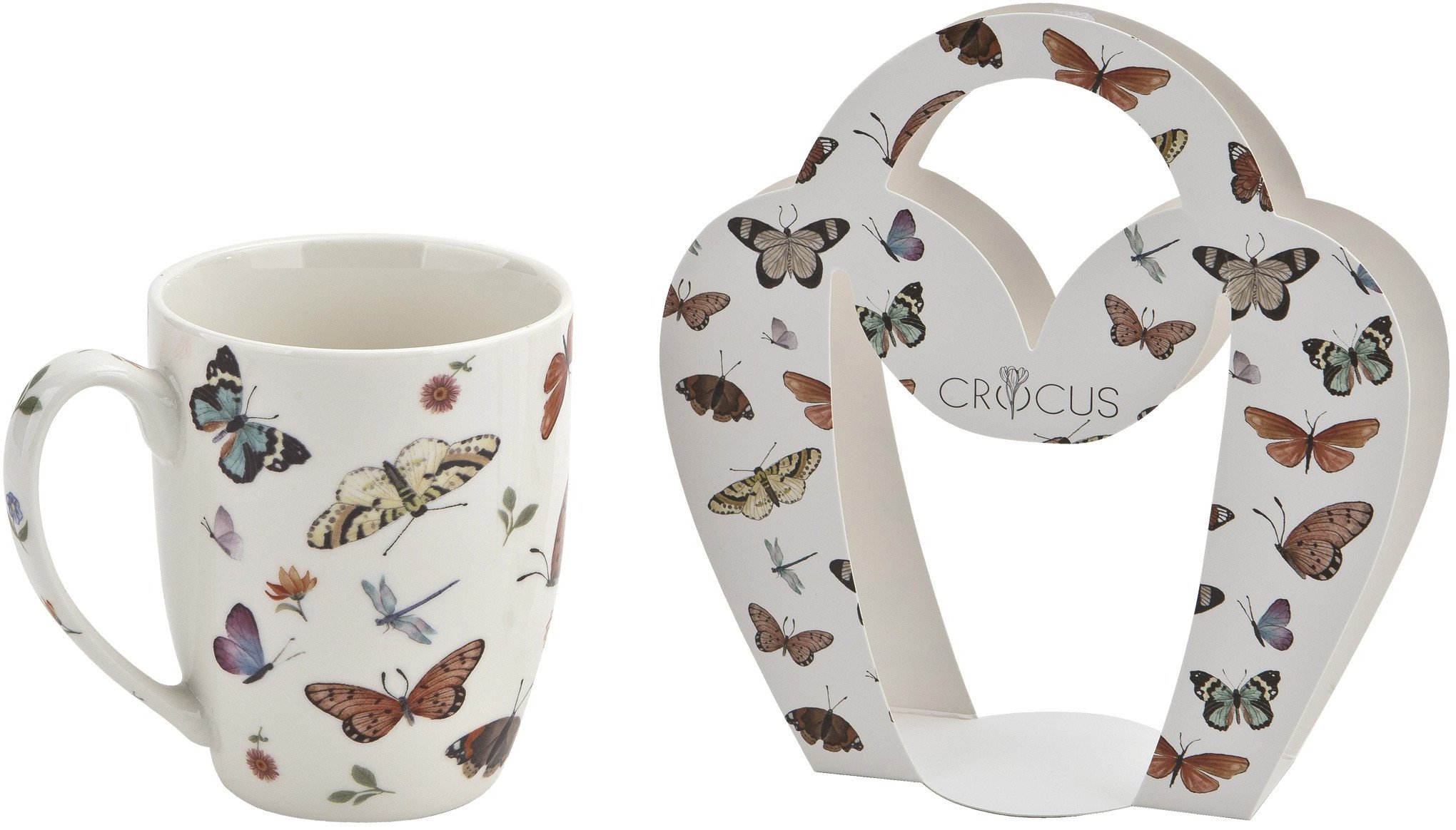 Kubek porcelanowy 350 ml Butterflies