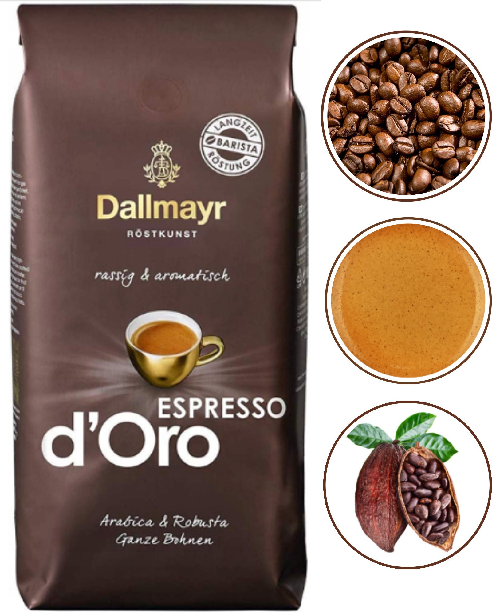 Kawa ziarnista Dallmayr Espresso d'Oro 1 kg