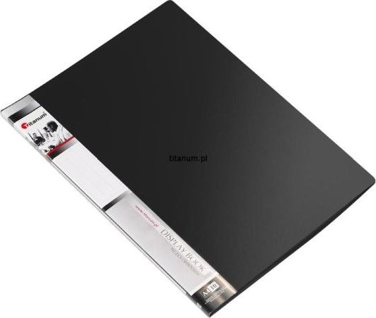 Titanum Teczka ofertowa A4 10 koszulek - czarna