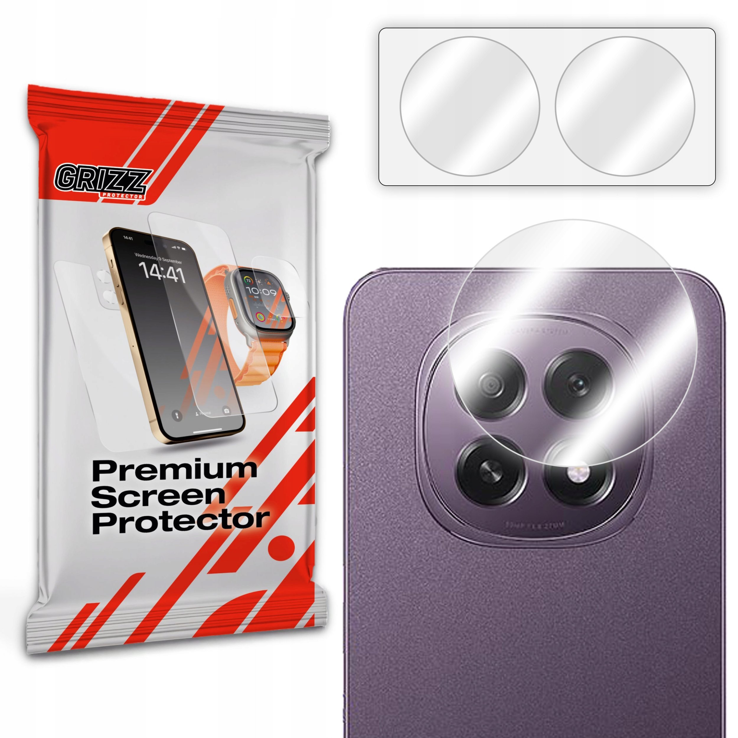 Szkło na aparat GrizzGlass HybridGlass Camera do Oppo F29