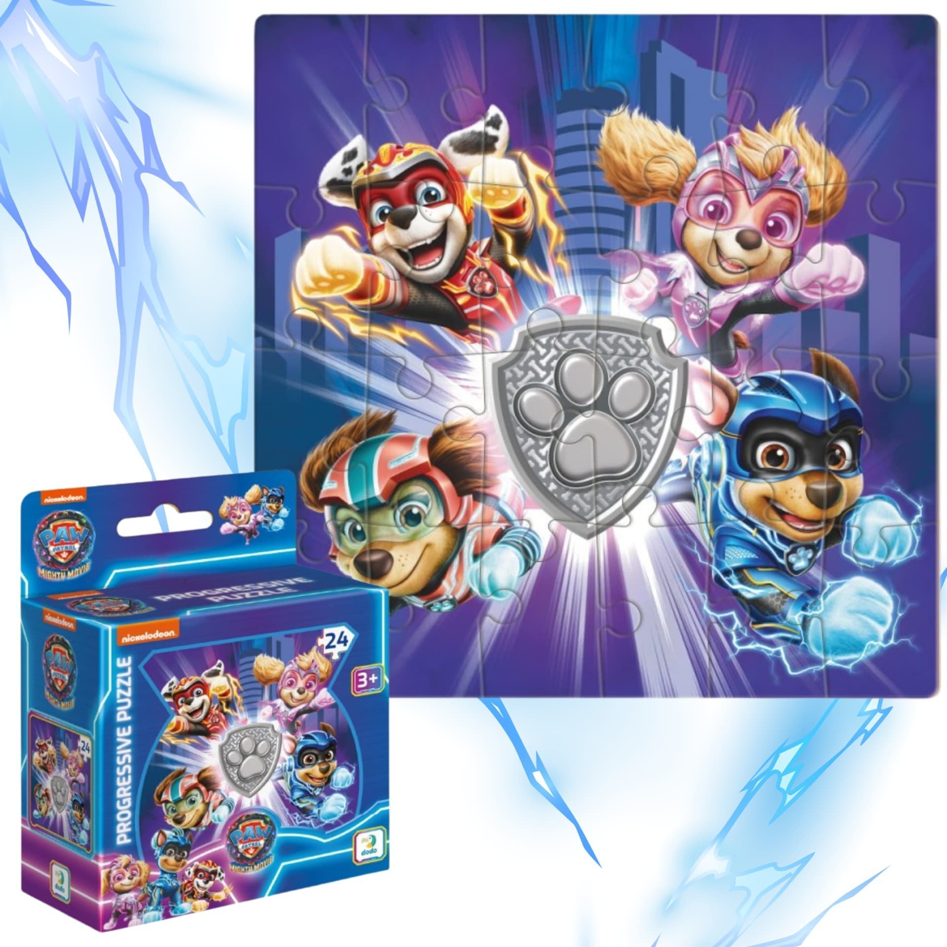 Dodo PUZZLE PSI PATROL "BOHATEROWIE" 24 ELEMENTY KOLOROWEJ UKŁADANKI PAW PATROL