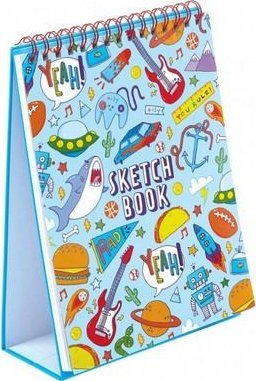 Kolorowe Baloniki Blok z podstawką Sketch&Snow - Bazgroły z zeszytów