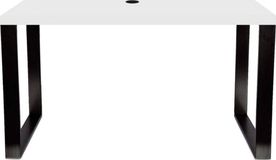 Biurko Marco Game Loft Biało-Czarne 70 cmx140 cm