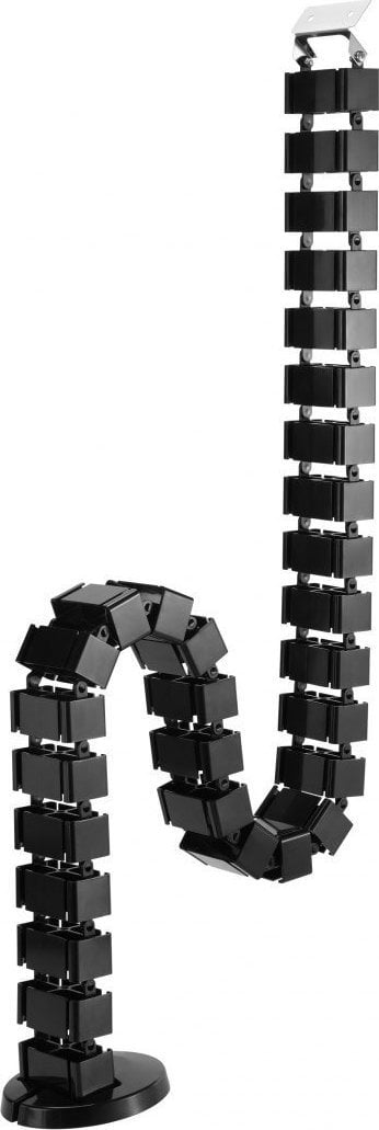 Organizer WP Organizer kabli, Maskownica do kabli regulowana, czarny, 1.3m, Powerton