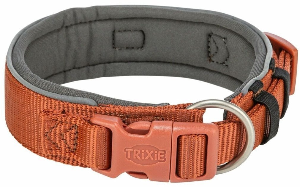 Obroża dla psa Trixie Premium Pomarańczowy Grafit L/XL 53-62 cm