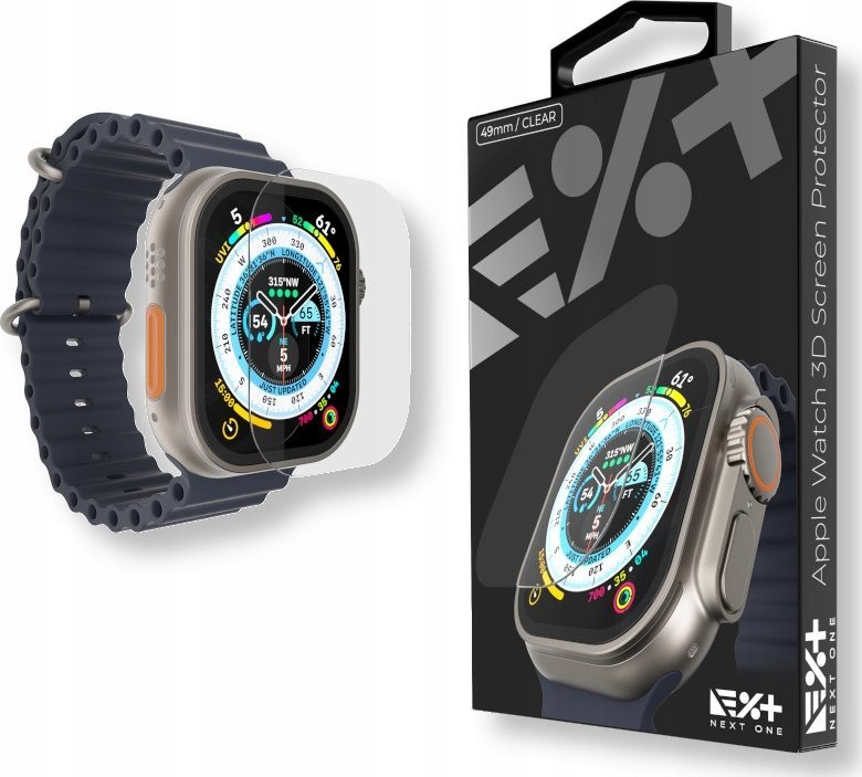 NEXT ONE NEXT ONE Ochrona ekranu 3D Clear Apple Watch Ultra 49 mm