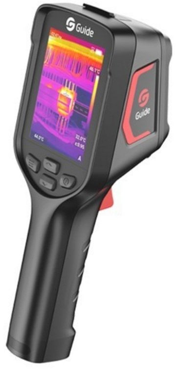 Kamera termowizyjna Guide E4 384x288px, technologia SuperIR, wyświetlacz 3,5”, 12h pracy, wytrzymała i niezawodna