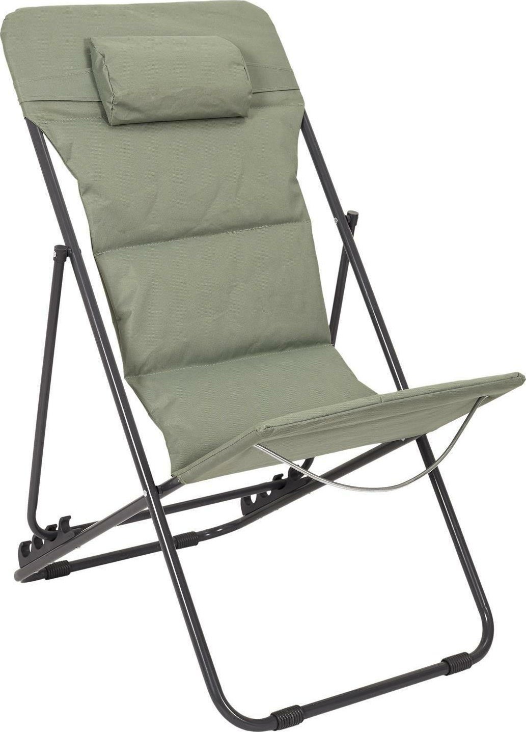 vidaXL Leżak Grue khaki