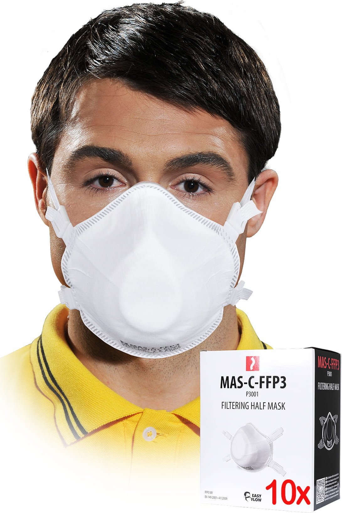 Reis Półmaska filtrująca MAS-C-FFP3 - 10 szt.