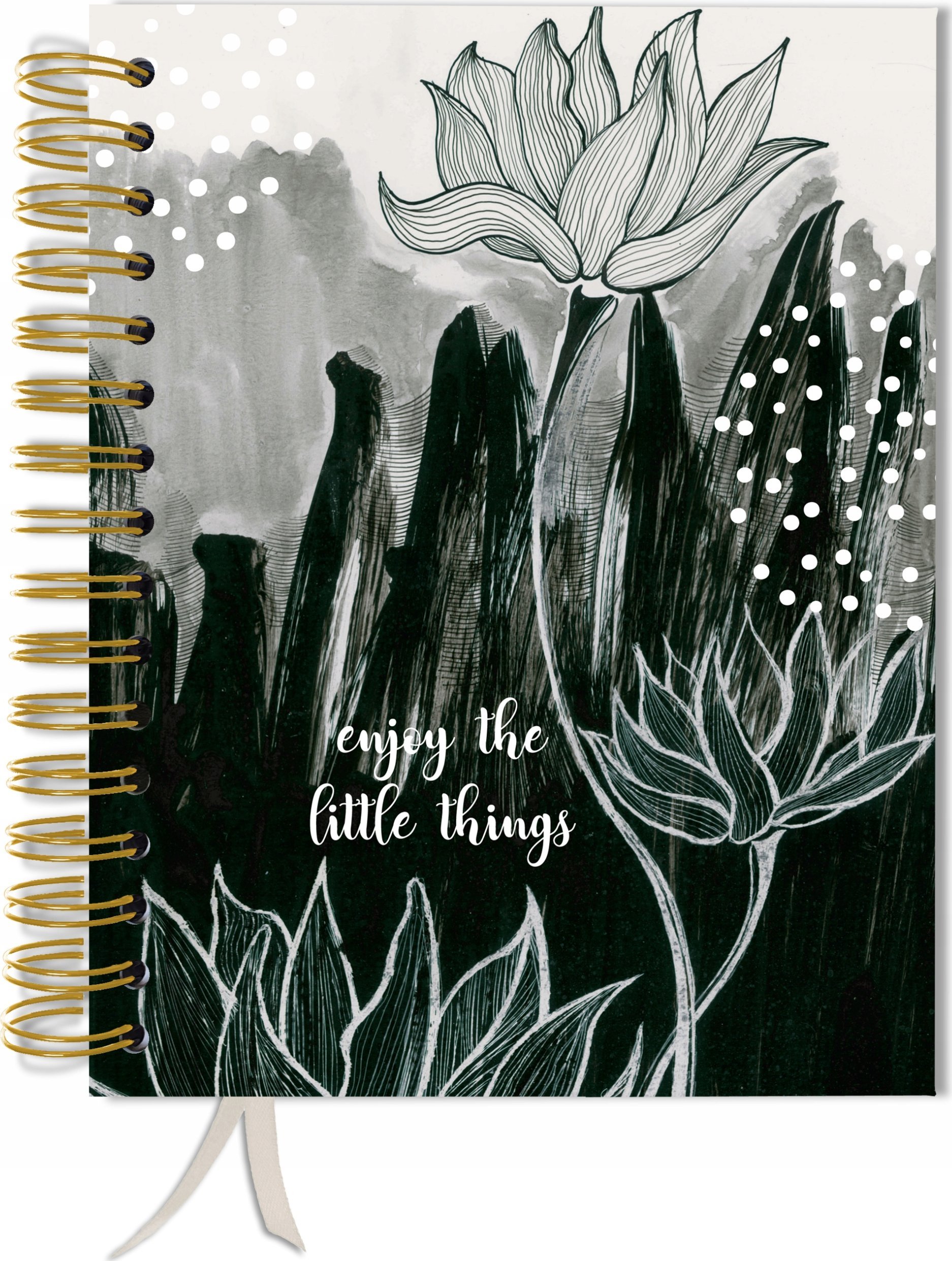 TadaPlanner Bullet journal 180 stron notes planer zeszyt A5+ w kropki