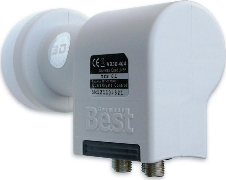 Best Konwerter Satelitarny LNB Quad BEST HD3D 404 0,1dB