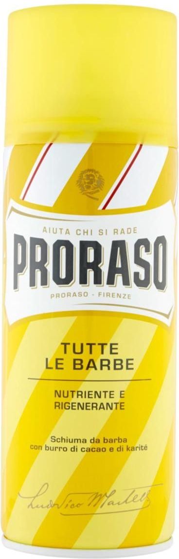 Proraso Yellow Odżywczo – regenerująca pianka do golenia 400 ml