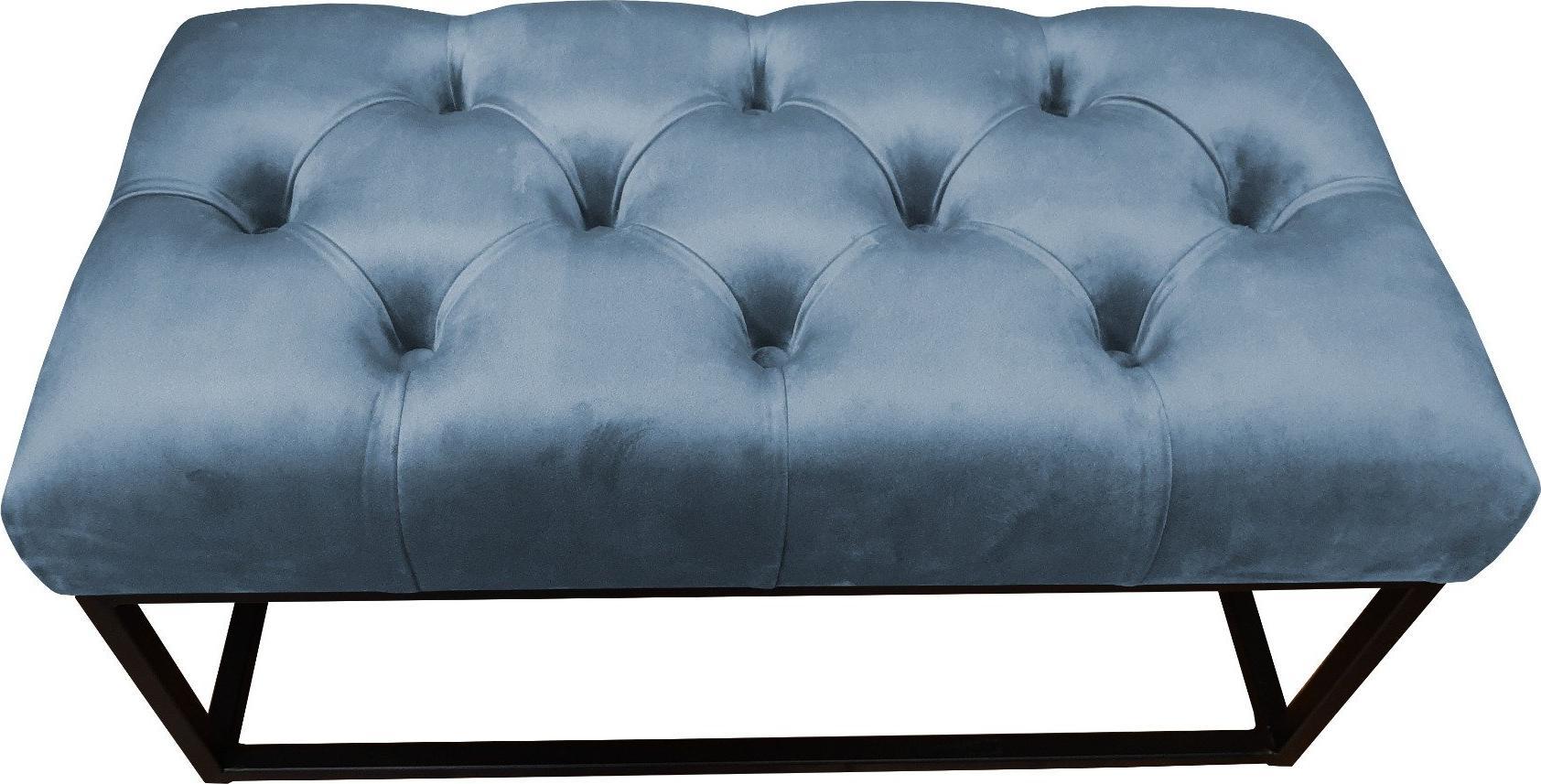 Atos Ławka CHARLIE MG VELVET ciemnoniebieska