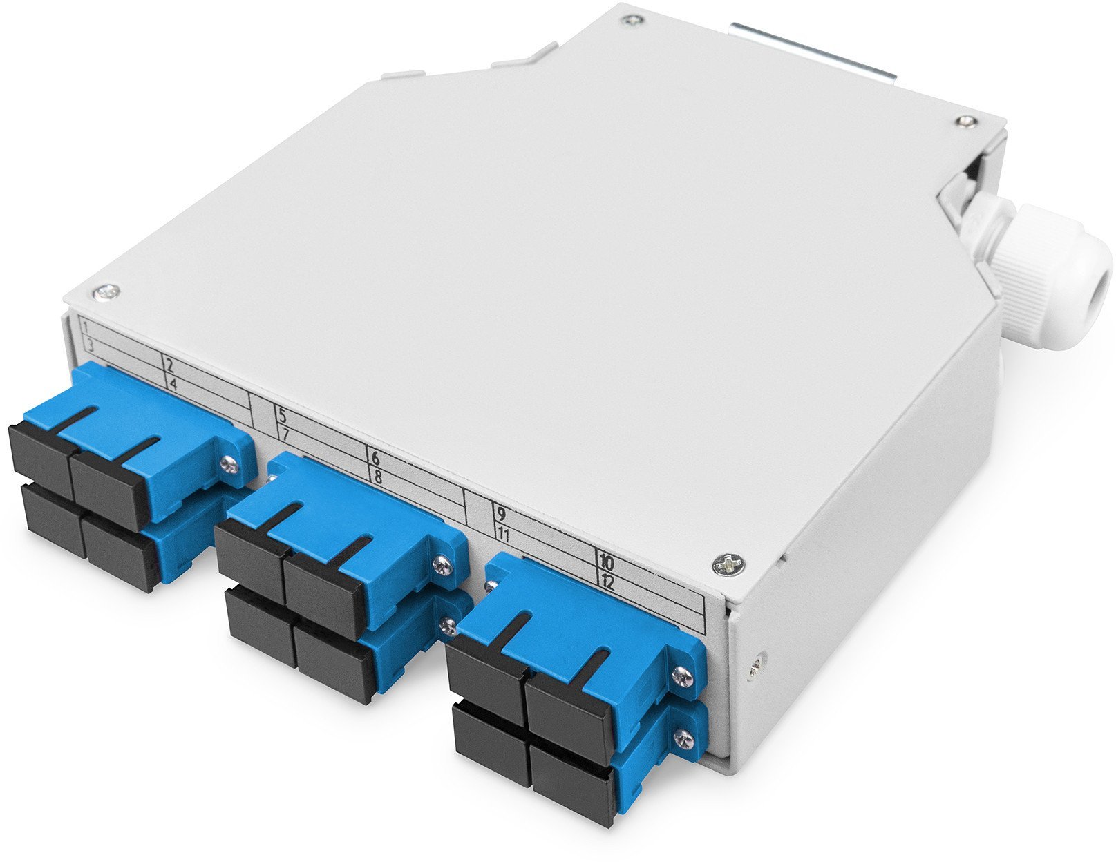 FIBER OPTIC DIN RAIL BOX OS2