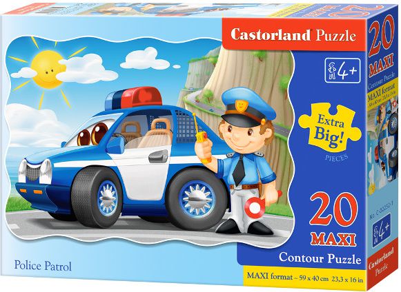 Castorland CASTOR 20 EL. MAXI Patrol policyjny - 02252